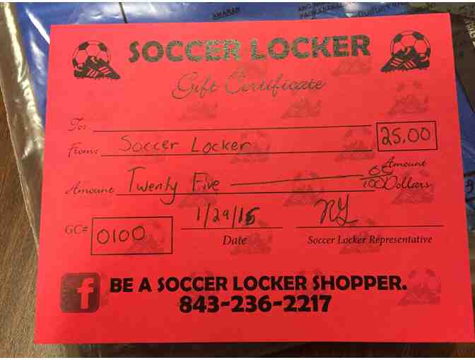 Soccer Ball, US Soccer Jersey and $25 Gift Certificate to Soccer Locker