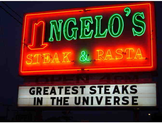 $75 to Angelo's Steak and Pasta