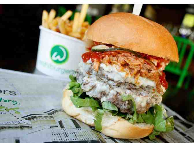 2 $25 Gift Cards to Wahlburgers
