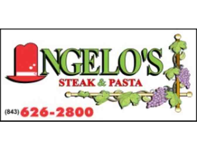 $25 Gift Certificate to Angelos Steak & Pasta