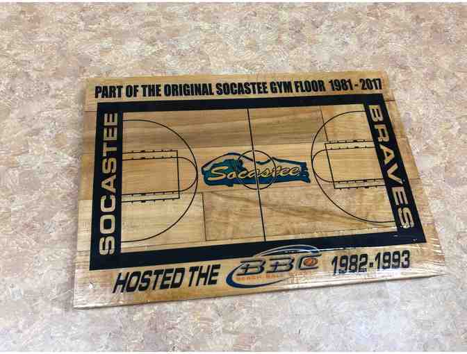 Piece of SHS Athletic History Part of the Gym floor from the Original Beach Ball Classic