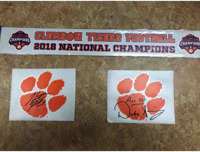 Yeti 65 Cooler With CLemson Autographed Stickers