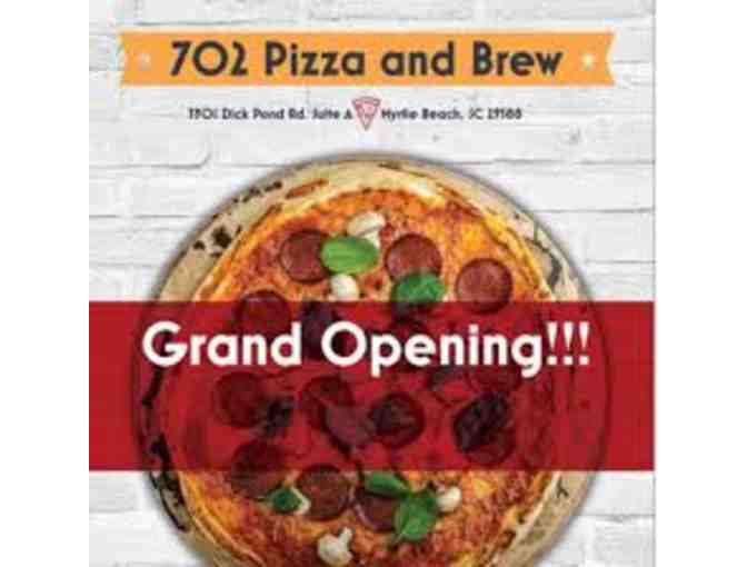 $25 Gift Certificate to 702 Pizza and Brew