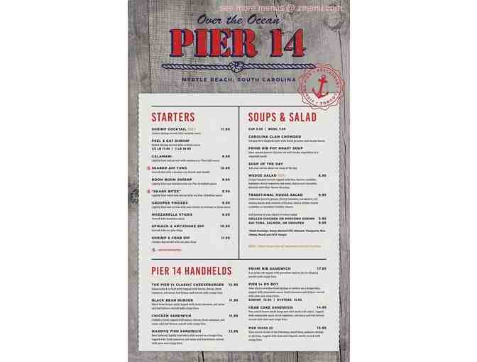 $50 Gift Certificate to Pier 14