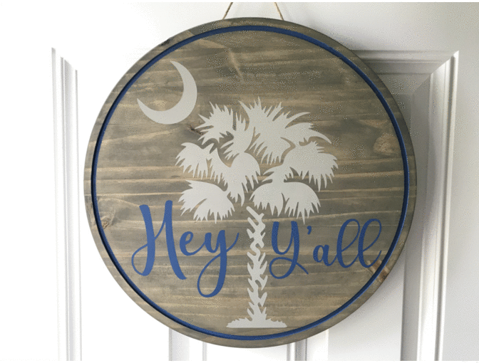 Custom Family Wood Door Sign
