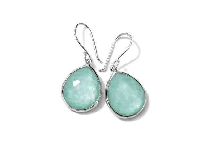 1 pair Sterling Silver Rock Candy Wonderland Mini Teardrop Earrings in Blue Topaz - Photo 1