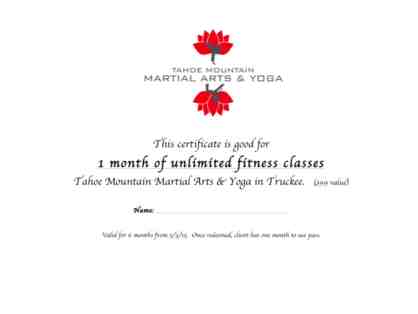 1-Month Unlimited Group Fitness Class Pass