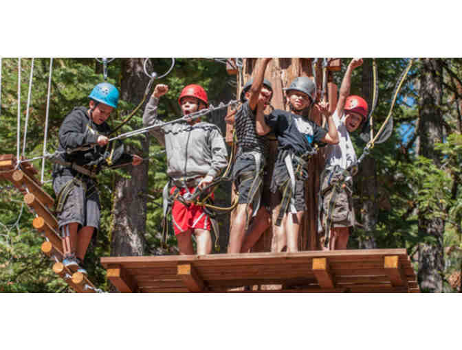 LIVE AUCTION: Tahoe Tree Top Adventure Park Birthday Party Gift Certificate