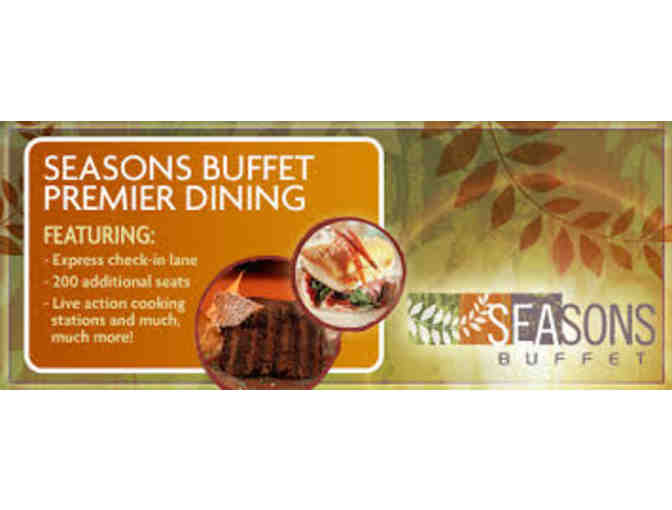 Dining Experience for Two (2) at Season's Buffet Mohegan Sun