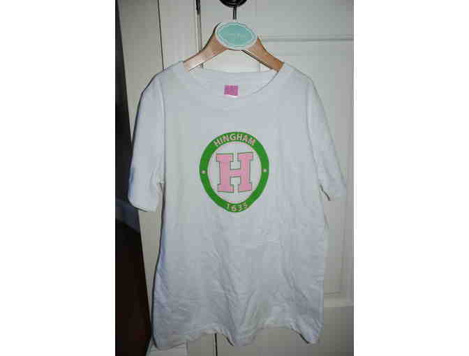 Youth Hingham 'Circle H' Logo Short Sleeve Shirt by Town Pride Apparel