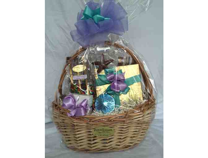 Basket of Assorted Chocolates and Candies