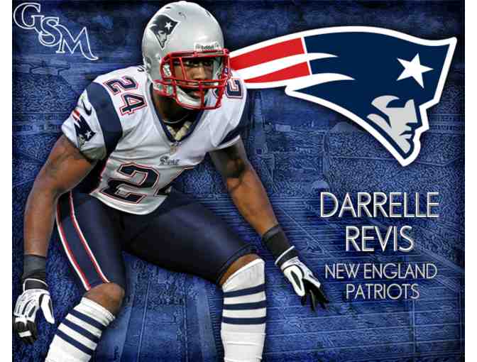 New England Patriots Signed Darelle Revis Ball