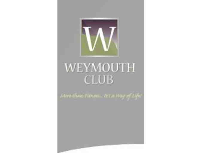 1 Mind/Body Pass for the Weymouth Club