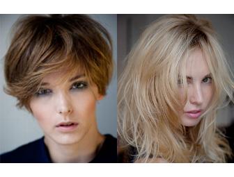 Patented haircut by the Master of Hair, Rossano Ferretti in his new salon in Los Angeles