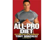 "The All-Pro Diet" book signed by author Tony Gonzalez.