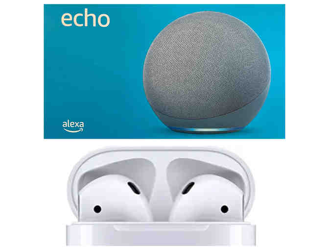 Amazon Echo (4th Gen.) AND Apple AirPods (2nd Gen.) - Photo 1