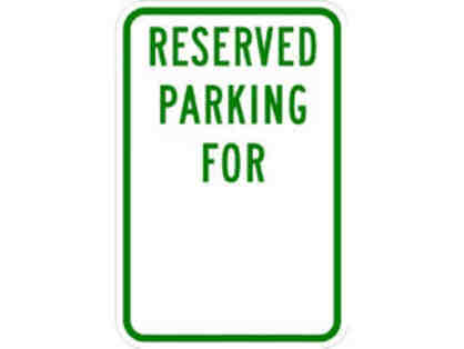 Office Staff: Reserved Parking Spot