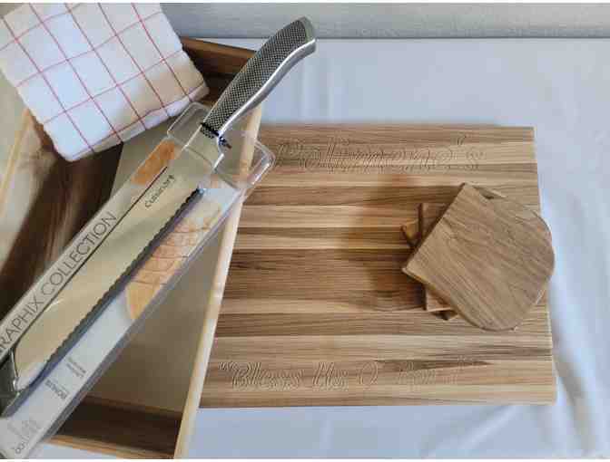Custom Cutting Board, Bread Tray & Accessories