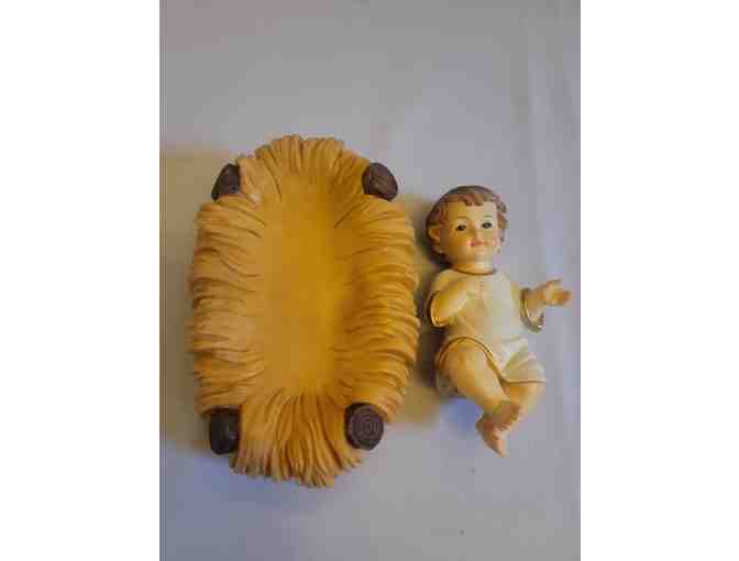 RAFFLE: Baby Jesus Christ with Manger Christmas Figurine