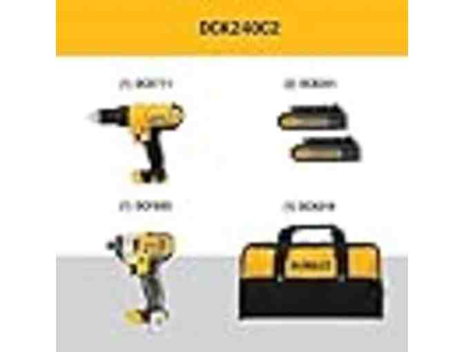 Dewalt Power Tool Combo Kit with 2 Batteries and Charger