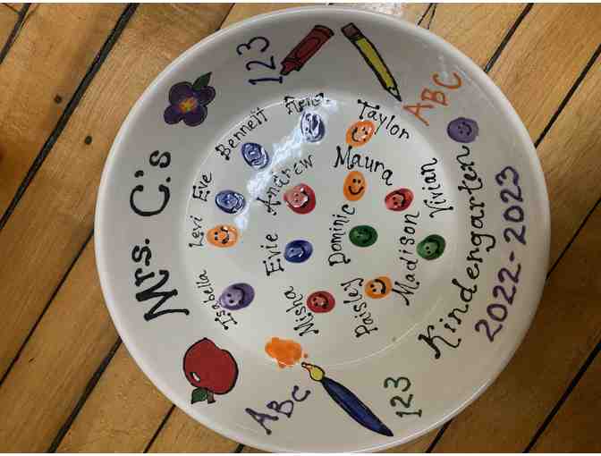 Mrs. Culpovich: Personalized Pottery Bowl from Color Me Mine