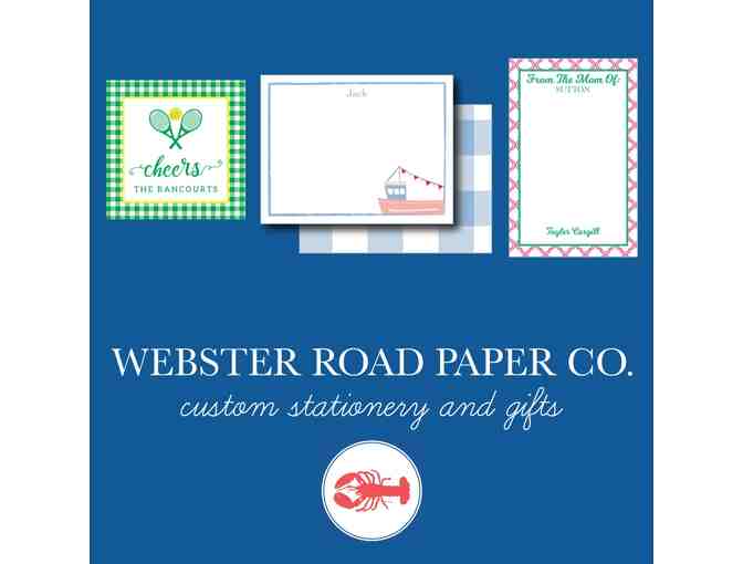 Custom-Made Stationary from Webster Road Paper Co.