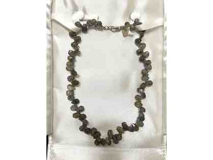 Sterling Silver Tanzanite and Labradorite Necklace from Windham Jewelers