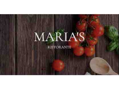 $70 Maria's Ristorante Gift Cards