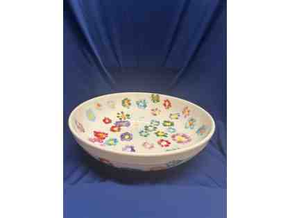 Hand Painted Serving Bowl-Created by Mrs. Trombley's Class