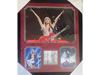 Taylor Swift Signed Display- authenticated signature