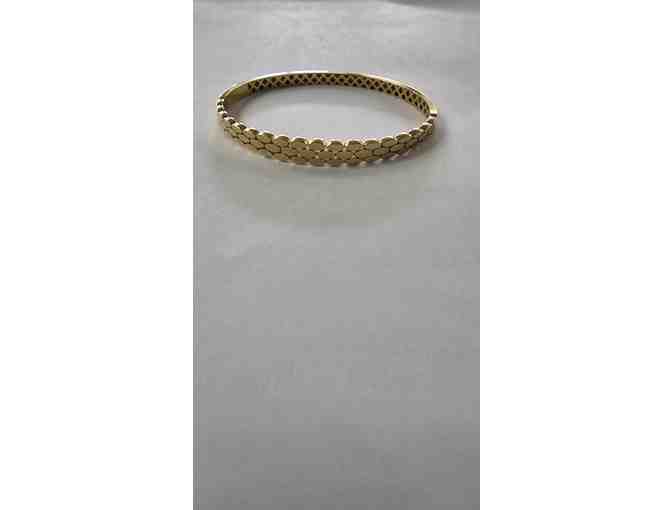 14K Gold Bangle Bracelet