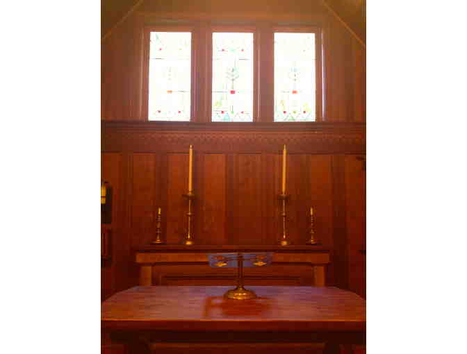 Sponsor the New Stained-Glass, Front Triptych Chapel Windows