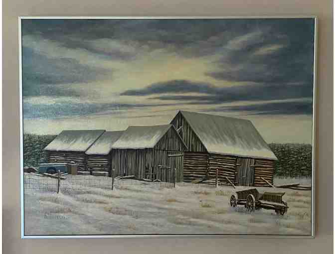 'Barns, Mask's Farm, Killaloe' by Florence Bloskie-Murray