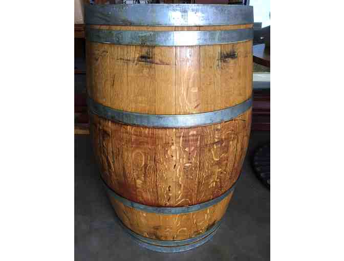 Refurbished Wine Barrel Table