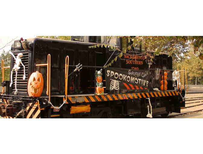 Four (4) FIRST CLASS Tickets to 'Spookomotive'