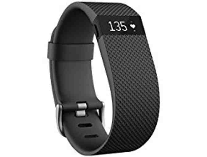 Fitbit Charge HR Wireless Activity Wristband (Black, Size Large - 6.2-7.6 in.)