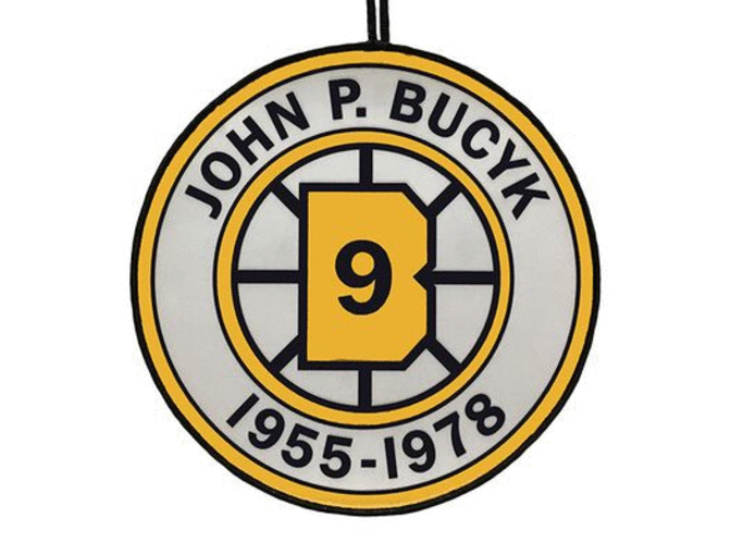 John Bucyk Autographed Boston Bruins Retirement Banner