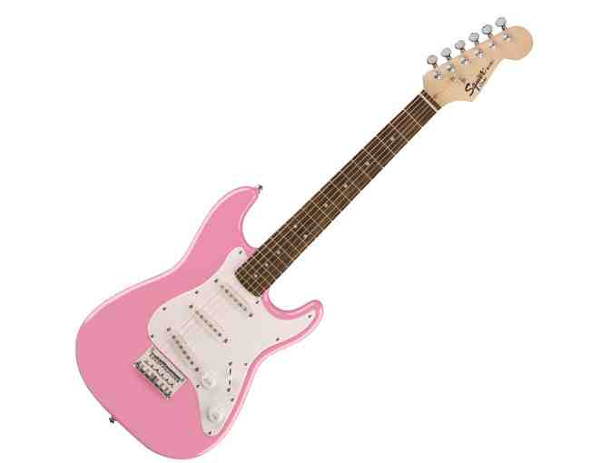 Fender Squier Affinity Mini Strat Electric Guitar with Rosewood Fingerboard - Pink