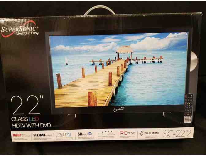 Supersonic 22' TV with DVD