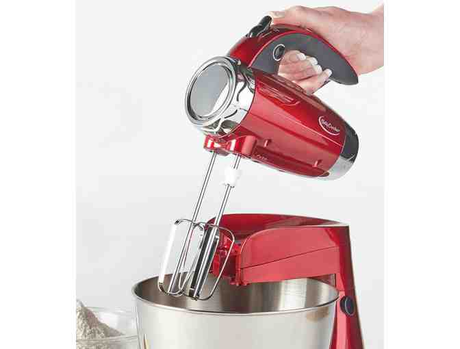 Betty Crocker Signature Series 3.17-Quart 7-Speed Metallic Red Residential Stand Mixer