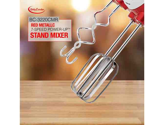 Betty Crocker Signature Series 3.17-Quart 7-Speed Metallic Red Residential Stand Mixer