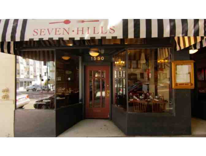 $150 Gift Certificate to Seven Hills Restaurant in San Francisco - Photo 1