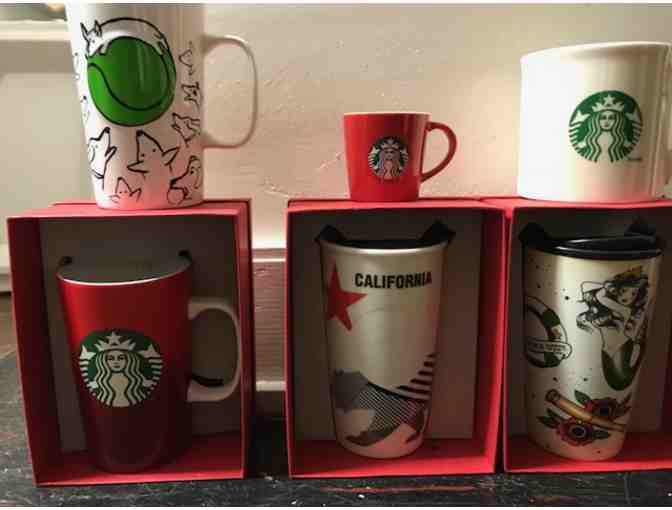 Assorted Starbucks Mugs (6) - Photo 1