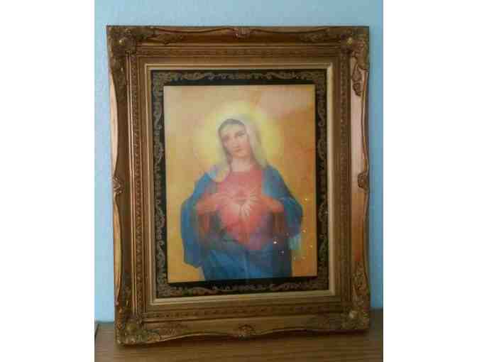 Sacred Heart and Immaculate Heart of Mary Framed
