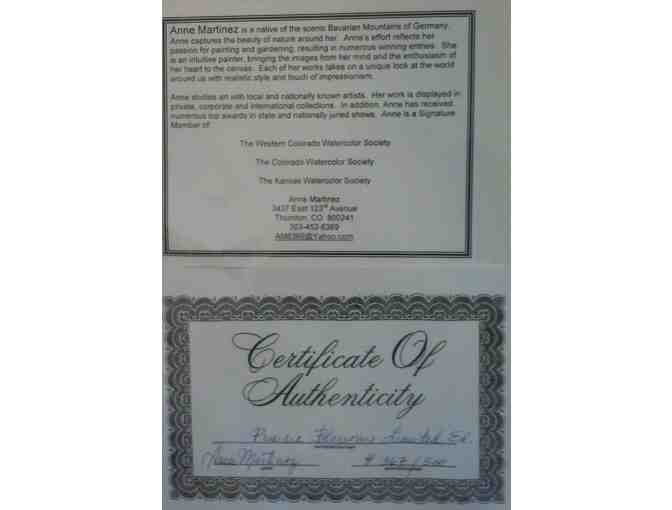 Peach Blossoms by Anne Martinez