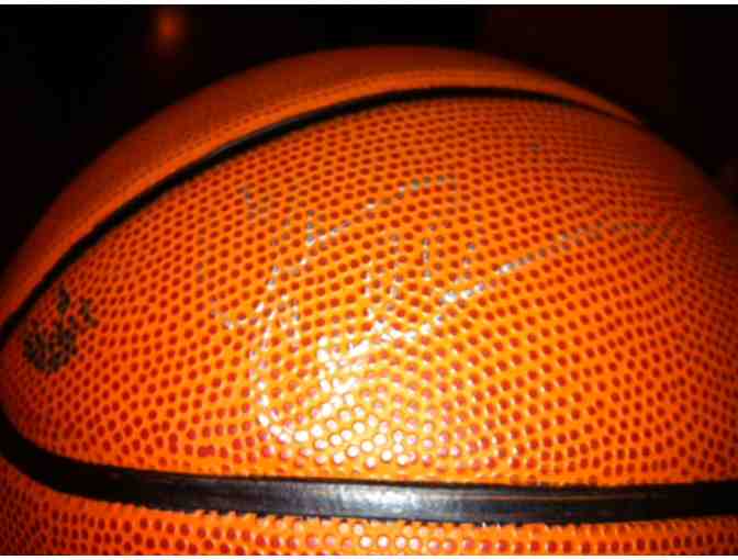 Autographed basketball - Northwestern Coach Collins and Retired Bulls Sydney Green
