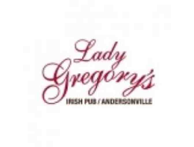 Lady Gregory's Irish Pub - Andersonville - $35- gift certificate