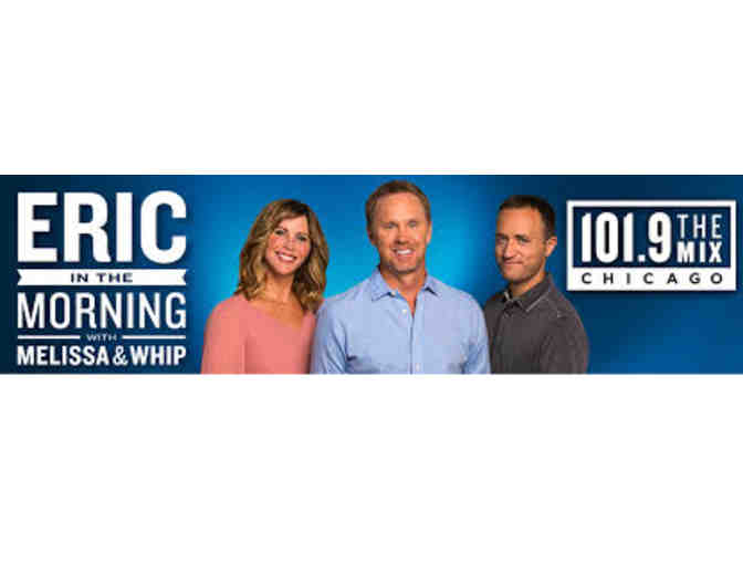 Eric in the Morning with Melissa and Whip Show Experience for 4 people