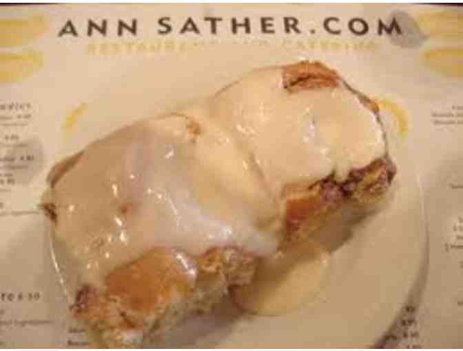 Ann Sather - $20- gift certificate