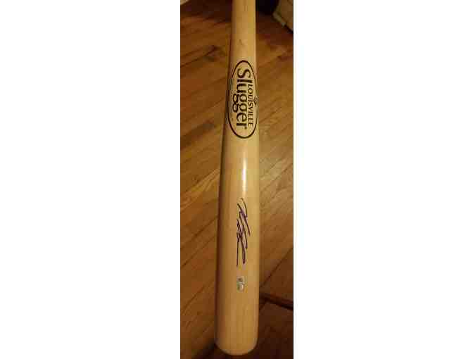 Kyle Schwarber Autographed bat